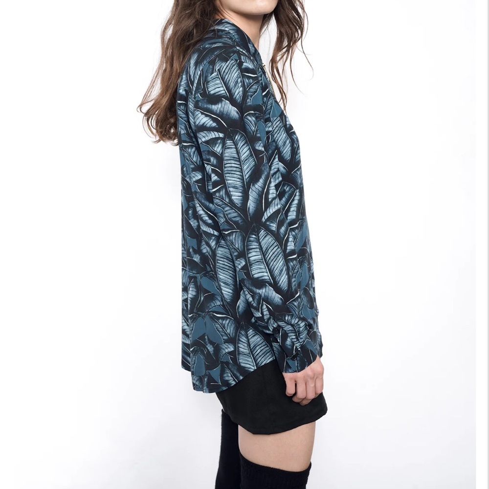 Wildfang THE EMPOWER LONG SLEEVE BUTTON UP / Size Small